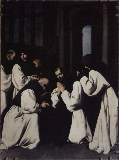 Farewell of Father Juan de Carrión - Francisco de Zurbarán