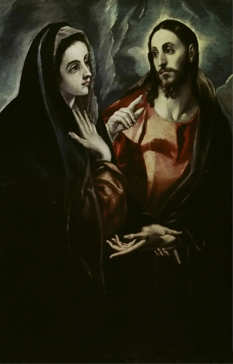 Farewell of Jesus to Mary - El Greco