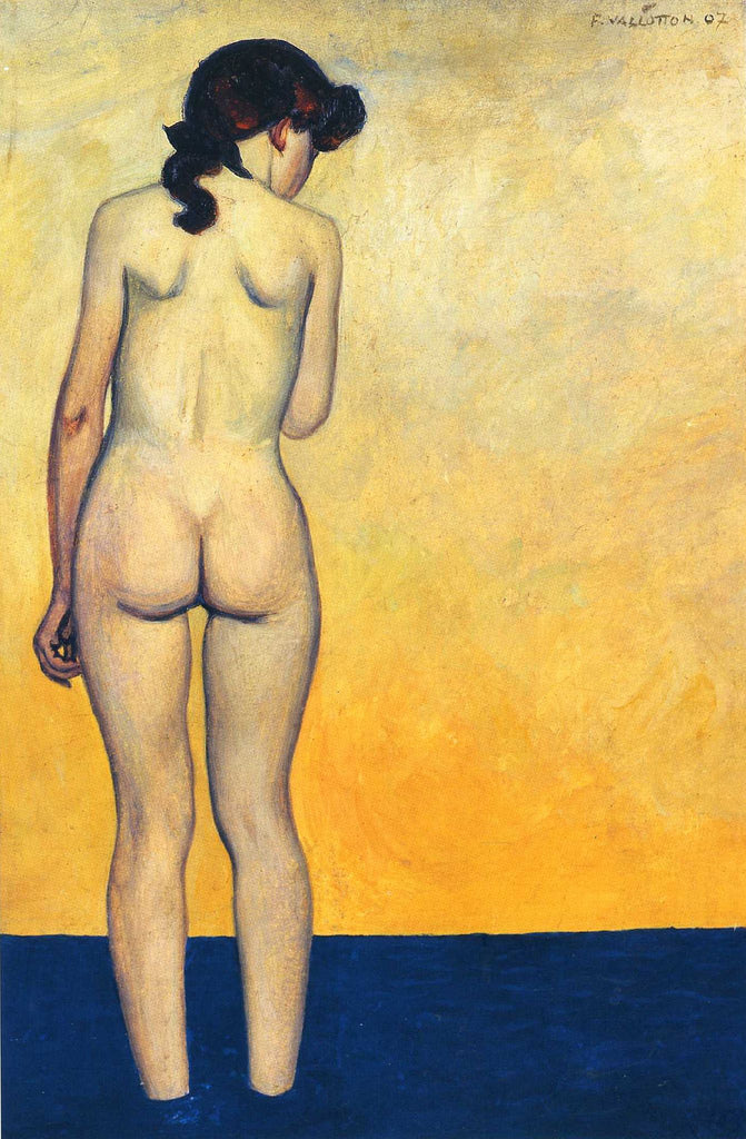 Adolescent entering the water - Félix Vallotton