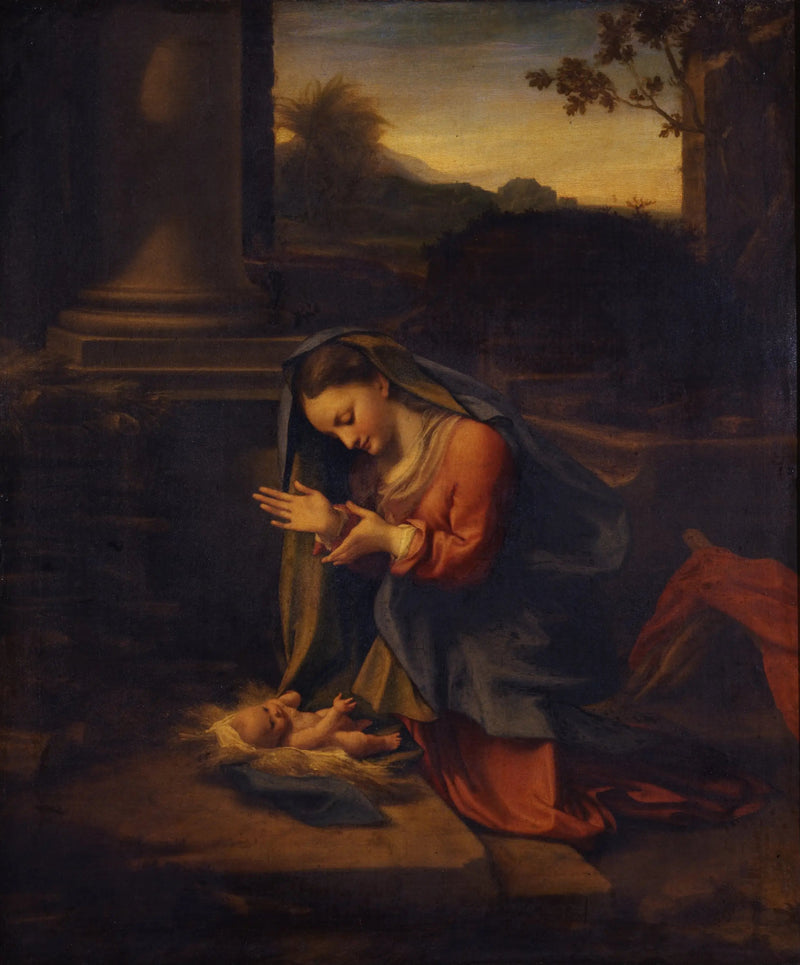 Adoration of the Child - Antonio da Correggio