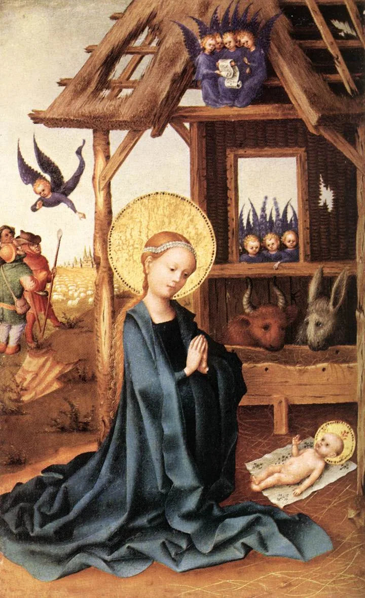 Adoration of the Child Jesus - Stefan Lochner