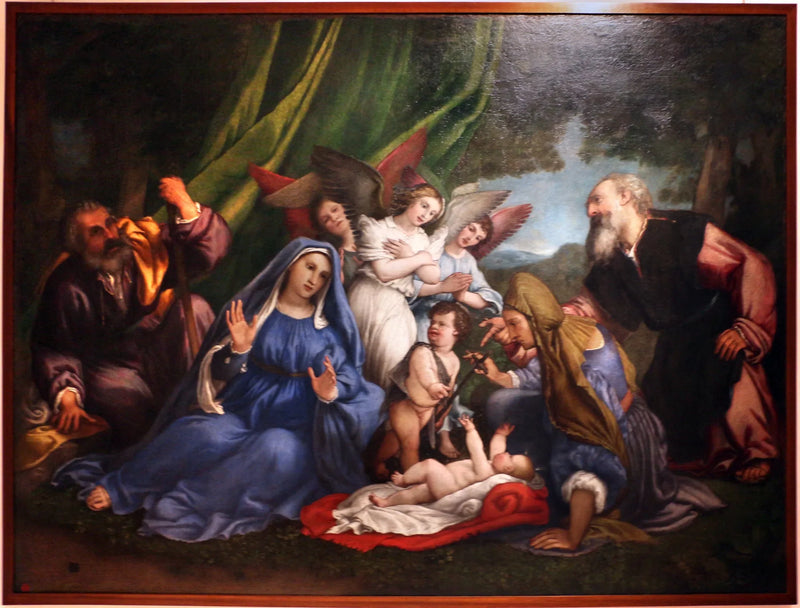 Adoration of the Child - Lorenzo Lotto