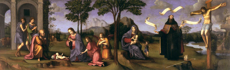 Adoration of the Child - Francesco Francia