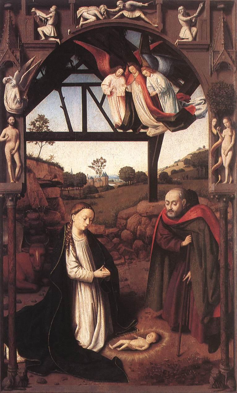 Adoration of the Child Jesus - Petrus Christus