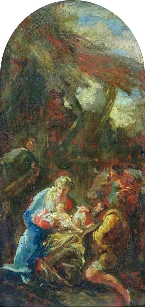 Adoration of the Shepherds - Giovanni Battista Pittoni