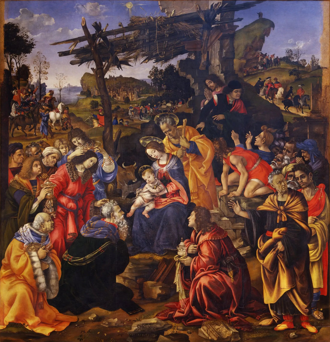 Adoration of the Magi - Filippino Lippi