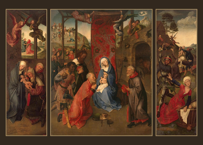 Adoration of the Magi (Triptych) - Hugo van der Goes