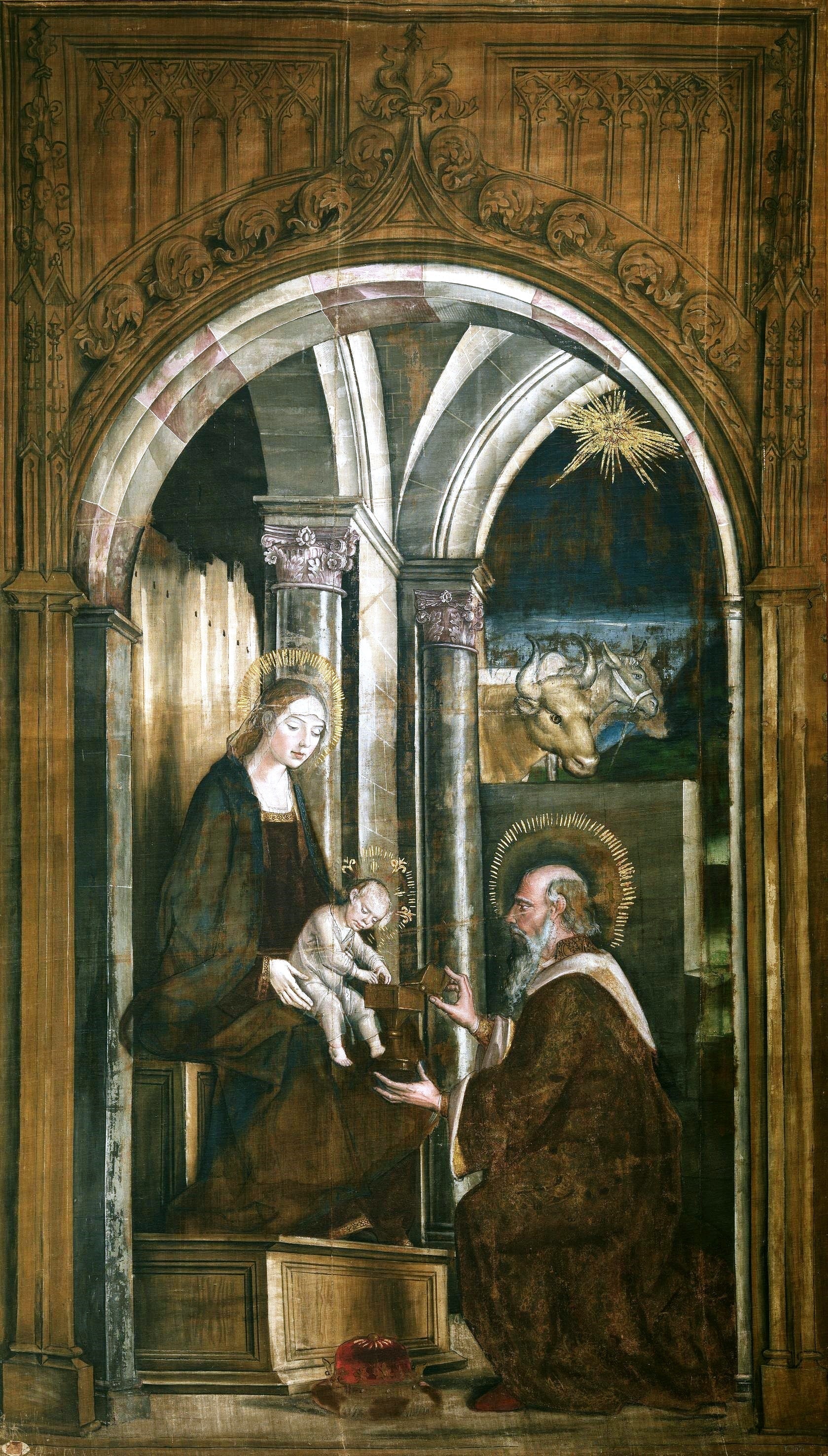Adoration du Premier Mage - Pedro Berruguete - Alpha Reproduction