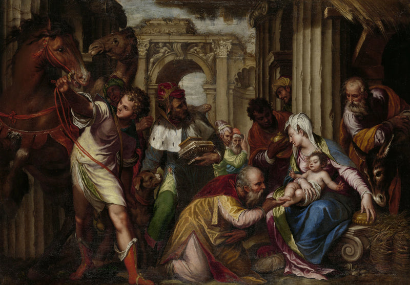 L'Adoration des Mages - Paolo Farinato