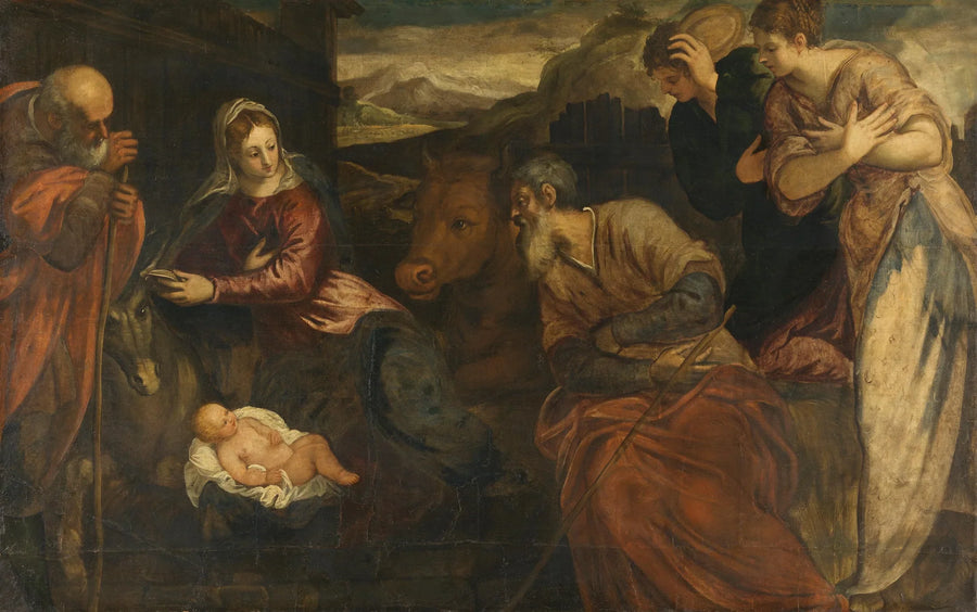 Adoration by the Shepherds - Jacopo Tintoretto