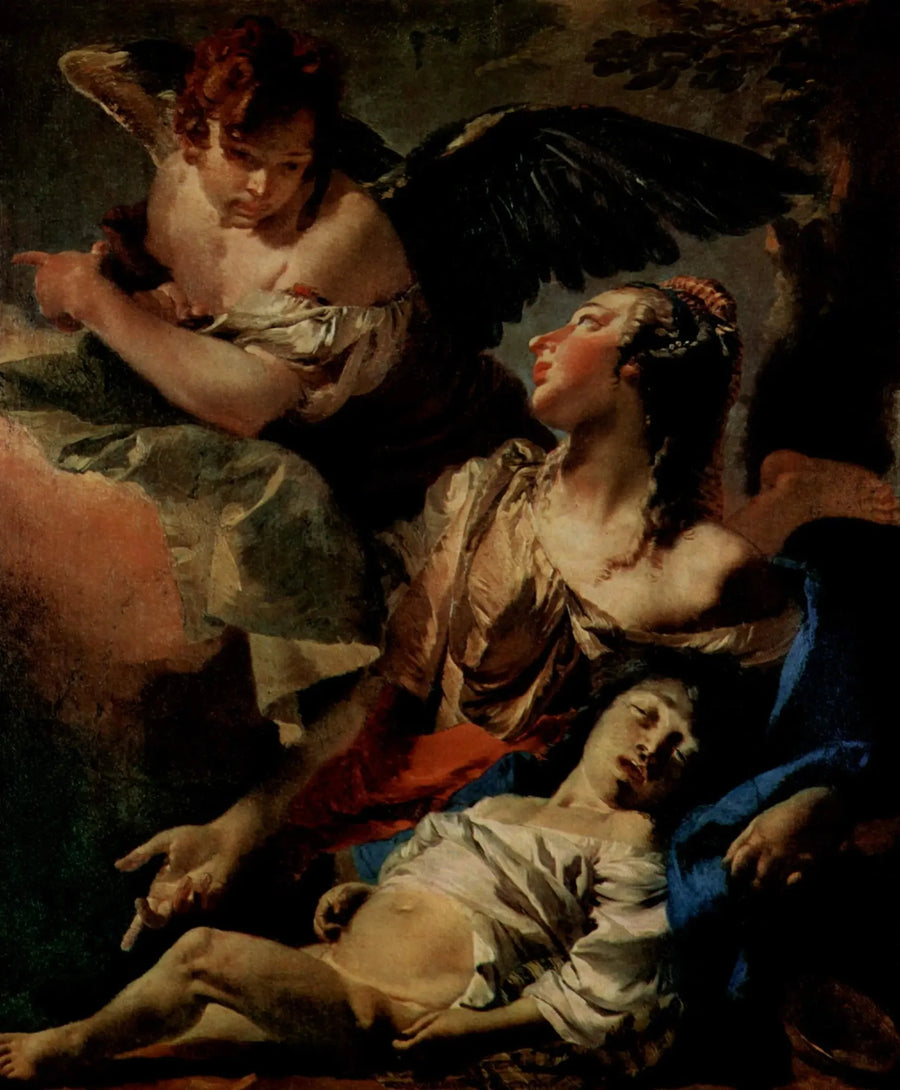 Agar and Ismaël in the Desert - Giovanni Battista Tiepolo