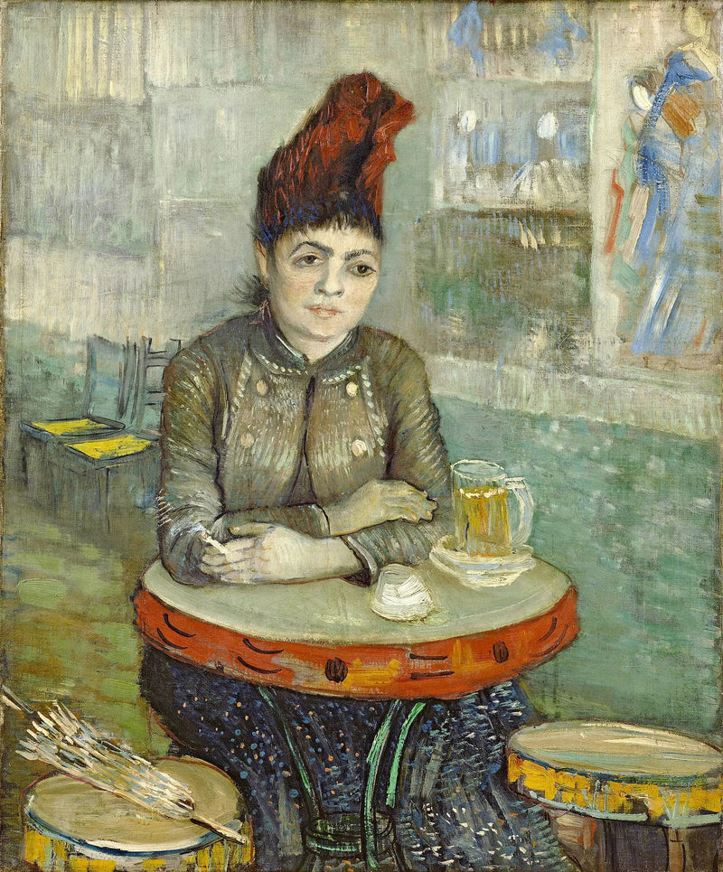 Agostina Segatori at the Tambourin Café - Vincent van Gogh