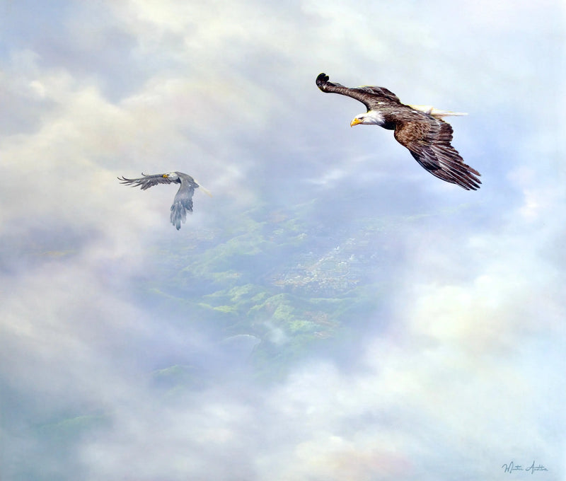 Eagles in Flight | 200 x 170 cm