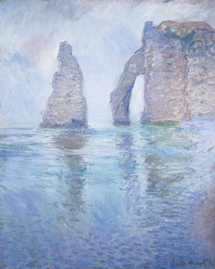 The Needle and the Downstream Gate W1042 - Claude Monet