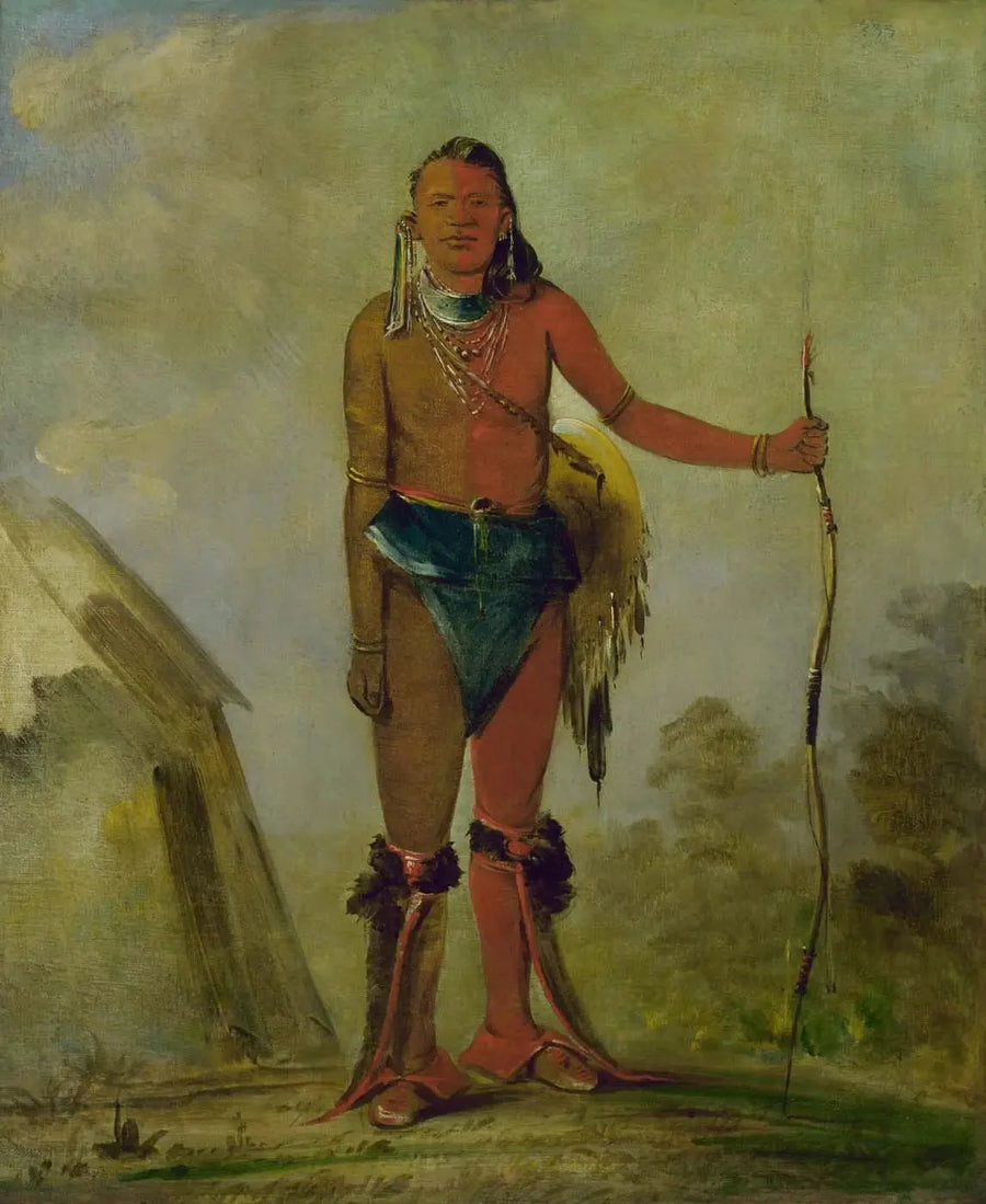 Aih-no-wa, The Fire, a Healing Fox - George Catlin