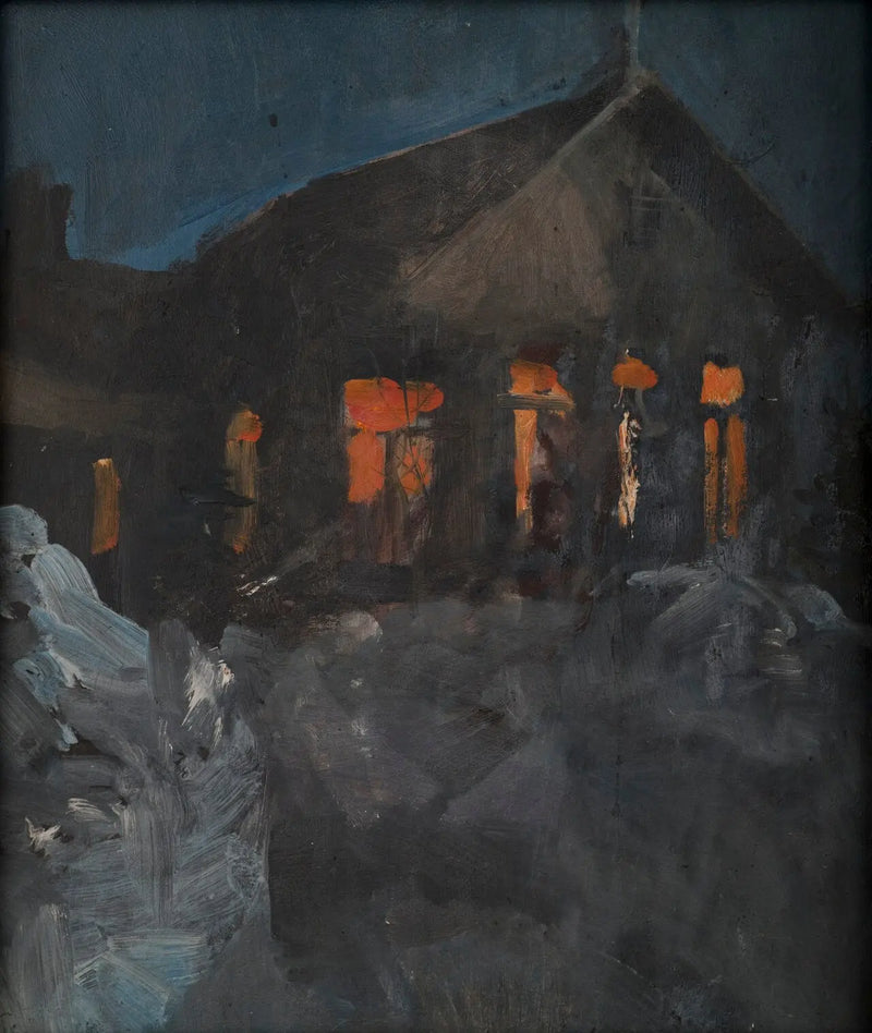Paysage nocturne à Malmi - Akseli Gallen-Kallela