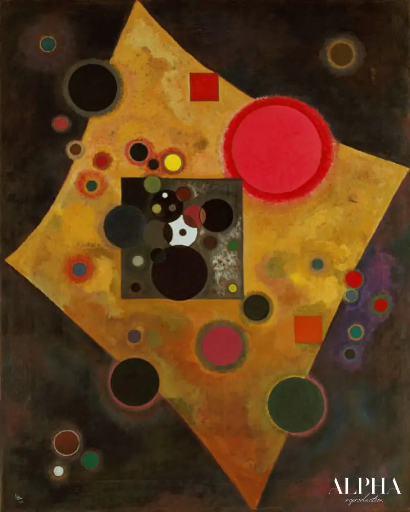 Akzent à Rosa - Vassily Kandinsky - Reproductions de tableaux et peintures haut de gamme