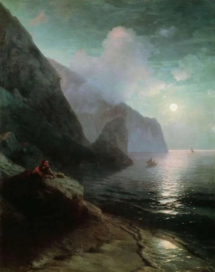 Alexandre Pouchkine in Crimea - Ivan Aïvazovski