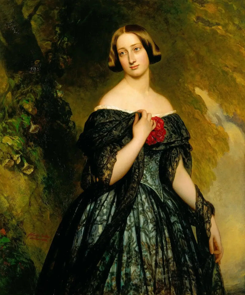 Alexandrine, Duchess of Saxe-Coburg and Gotha (1820-1904) - Franz Xaver Winterhalter