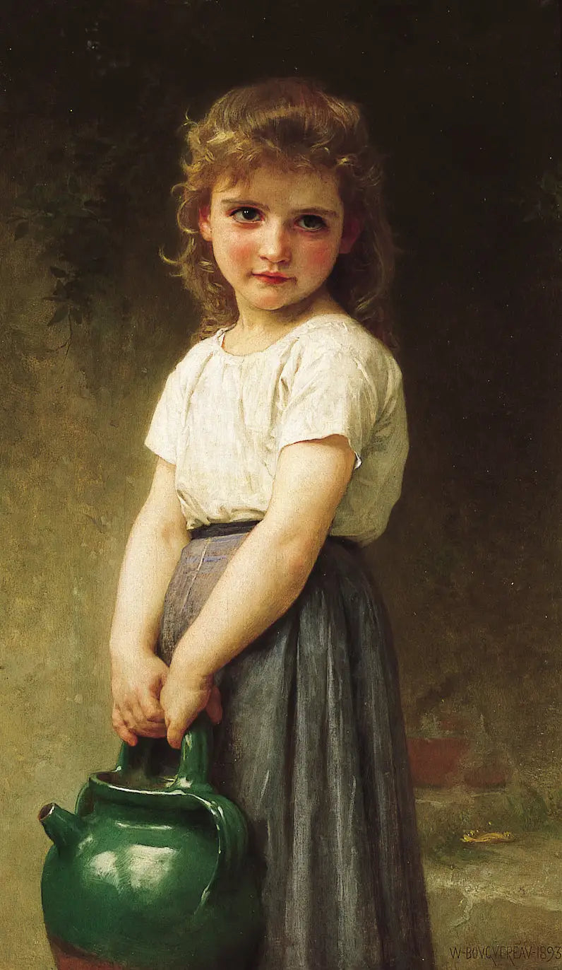 Going to the Fountain - Bouguereau