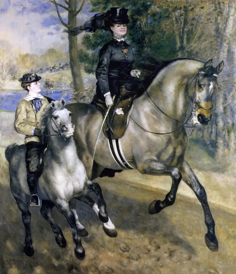 Cavalry Path in the Bois de Boulogne - Pierre-Auguste Renoir