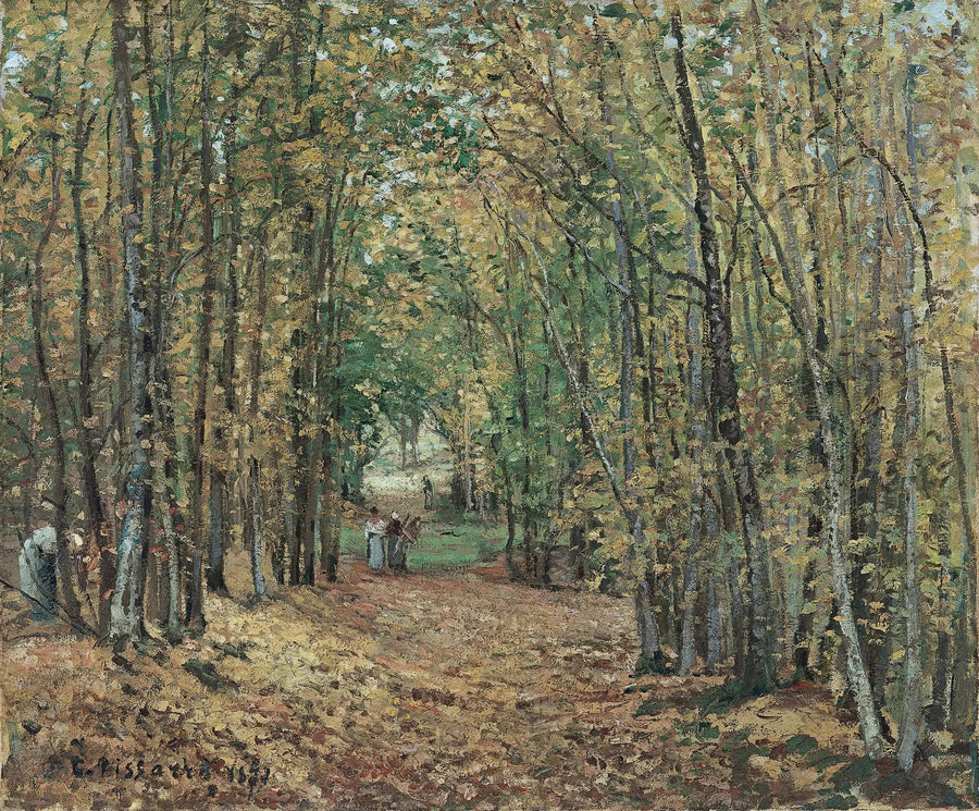 Walk in the Park of Marly - Camille Pissarro