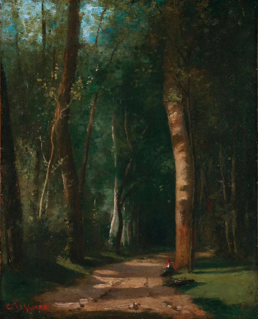 Walk in a Forest - Camille Pissarro