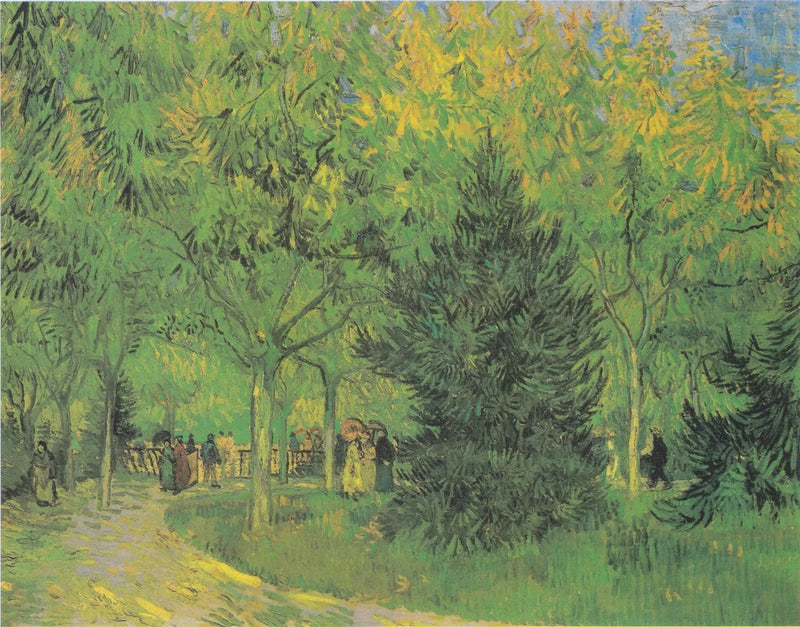 A Pathway in the Public Garden of Arles - Vincent van Gogh