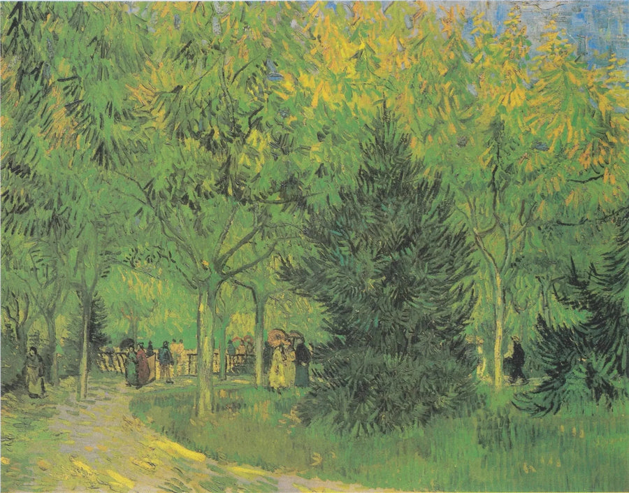 A Pathway in the Public Garden of Arles - Vincent van Gogh