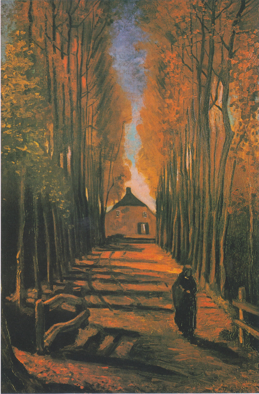Poplar Avenue in Autumn - Vincent van Gogh