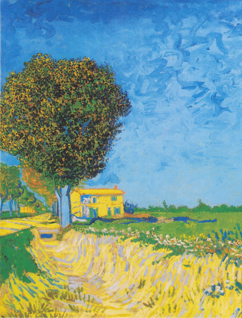 Avenue in Arles with Houses - Vincent van Gogh