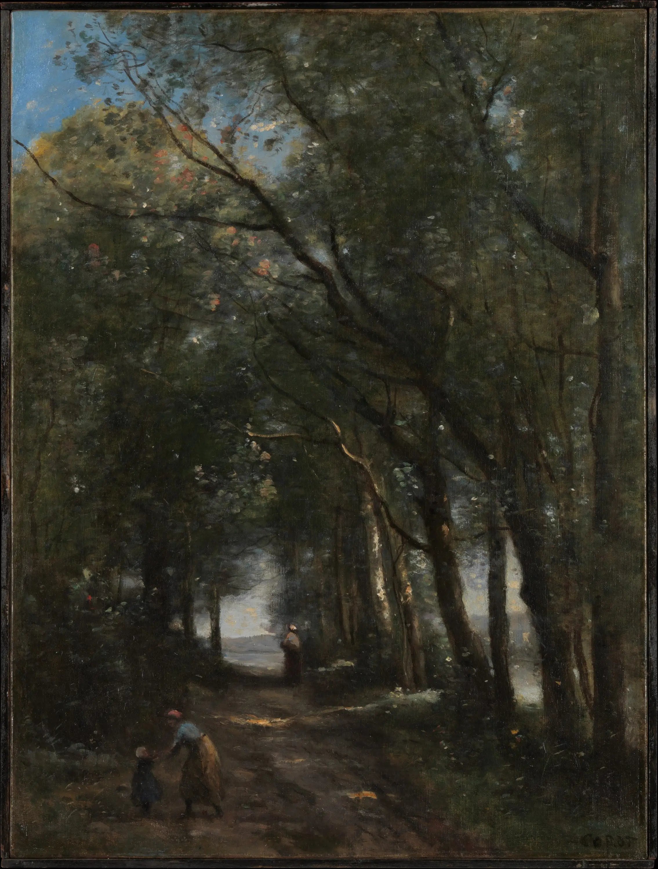 Allée sous les arbres - Jean-Baptiste Camille Corot - Alpha Reproduction