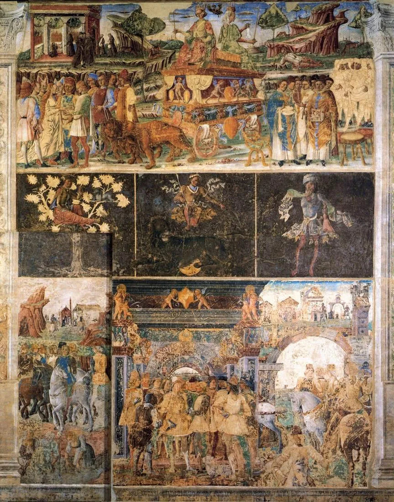 Allegory of July: Triumph of Jupiter and Cybele - Cosmé Tura