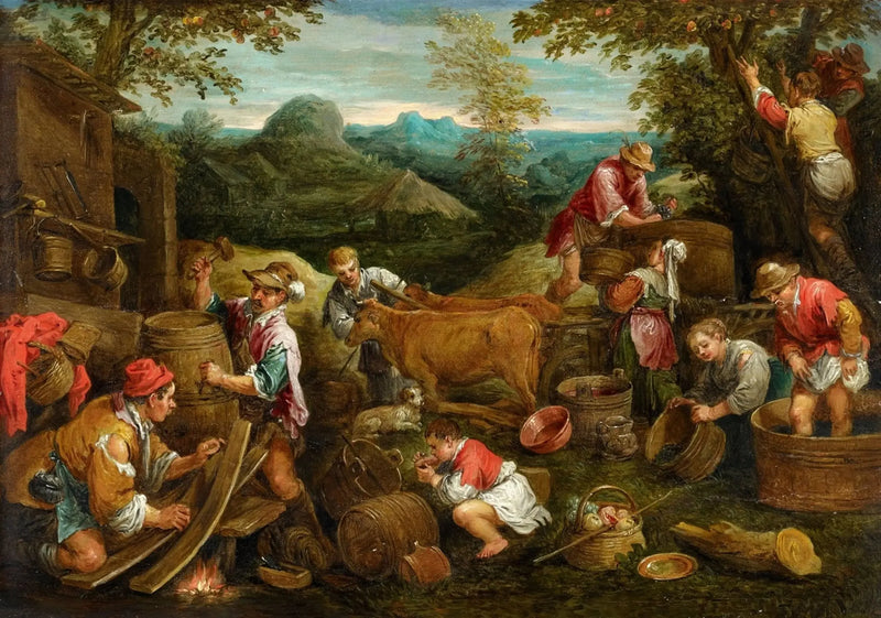 Allegory of Autumn - David Teniers the Younger