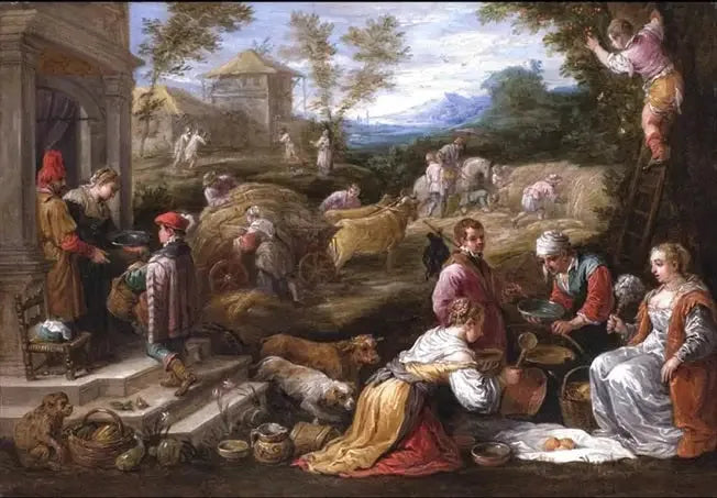 Allegory of Summer - David Teniers the Younger