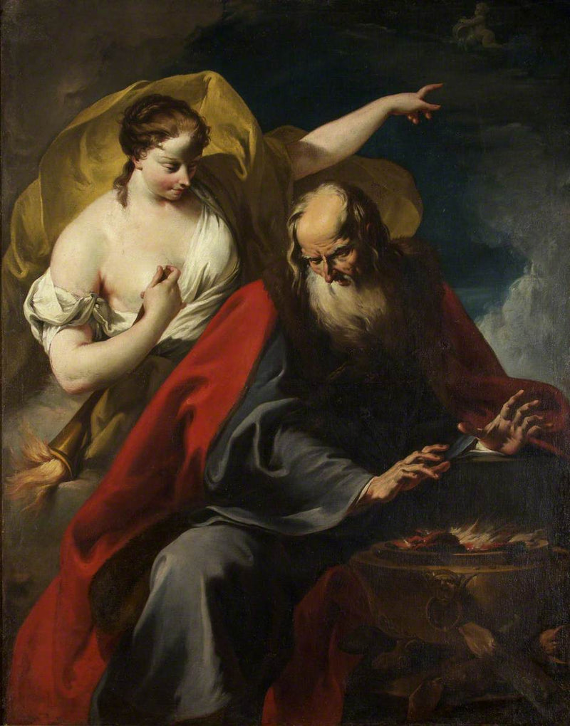 Allegory of Winter and Summer - Giovanni Battista Pittoni
