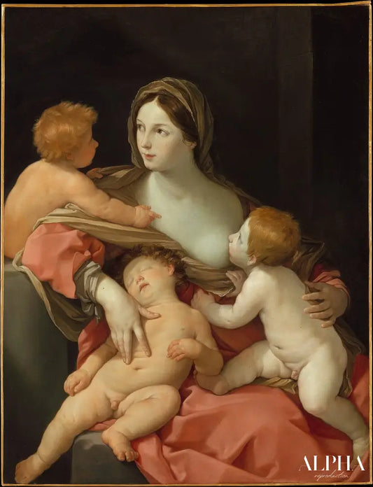 Allégorie de la charité - Guido Reni Reproductions de tableaux à la peinture à l’huile