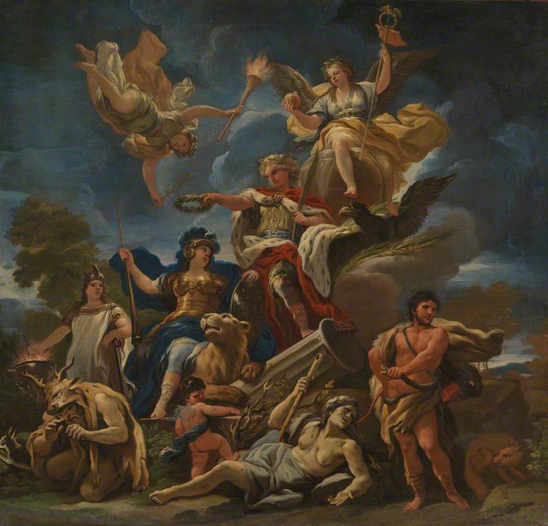 Allegory of Strength - Luca Giordano