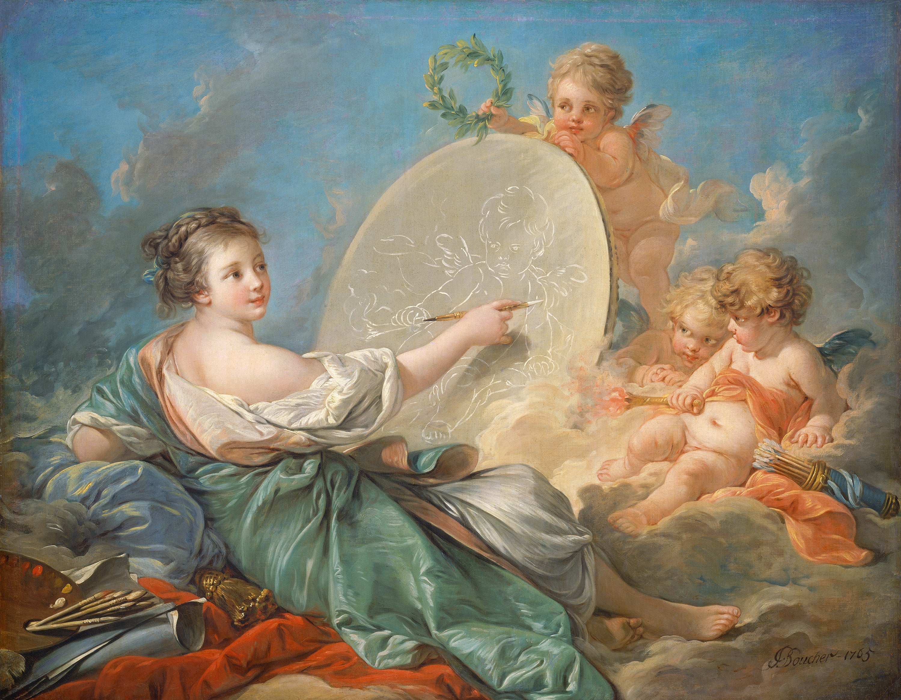Allegory of Painting - François Boucher