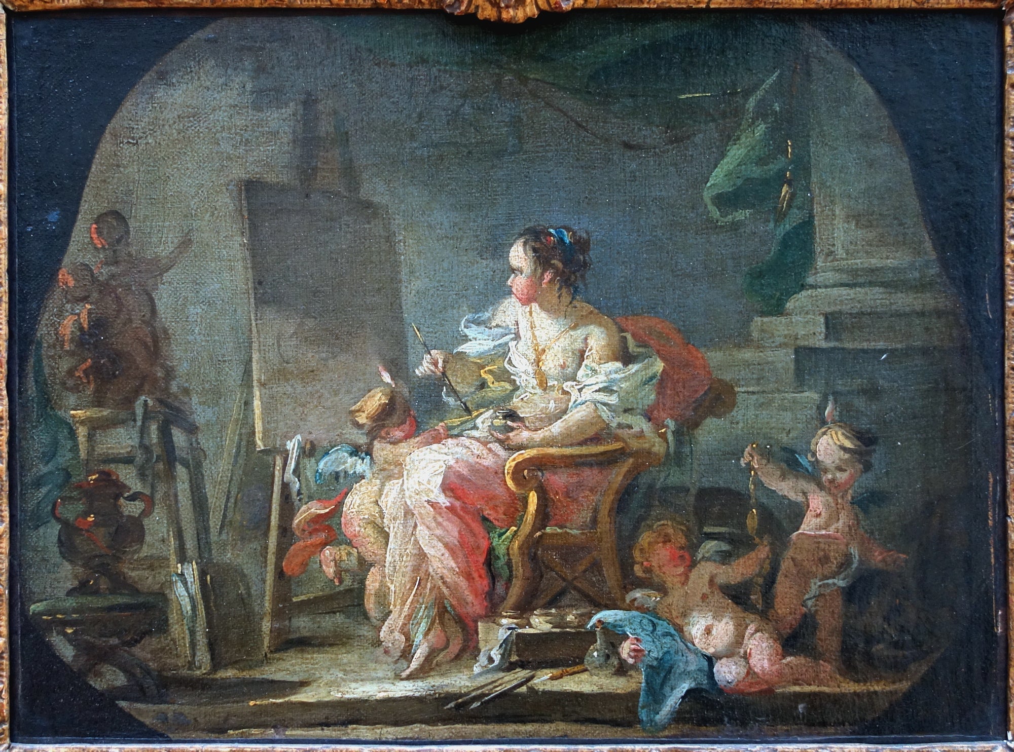 Allegory of Painting - François Boucher