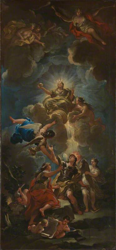 Allegory of Divine Wisdom - Luca Giordano