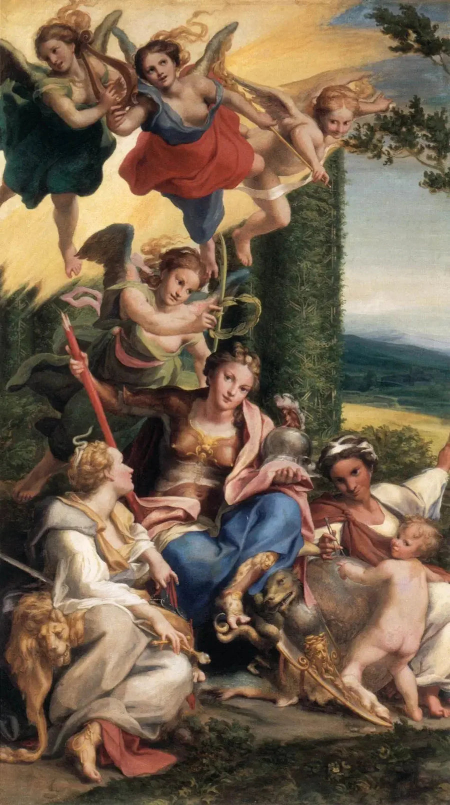 Allegory of Virtue - Antonio da Correggio
