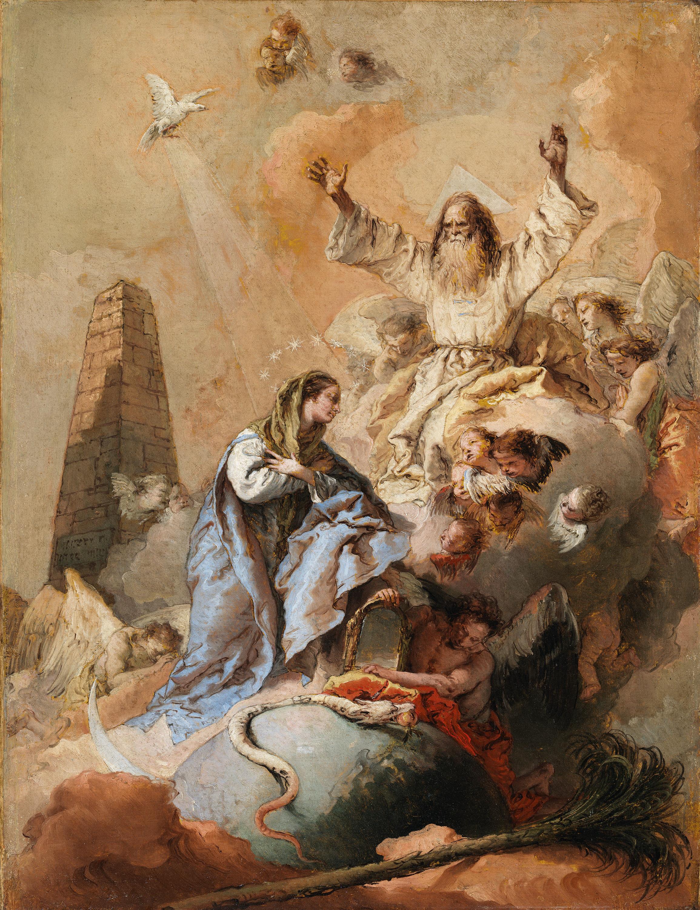 Allegory of the Immaculate Conception - Giovanni Battista Tiepolo