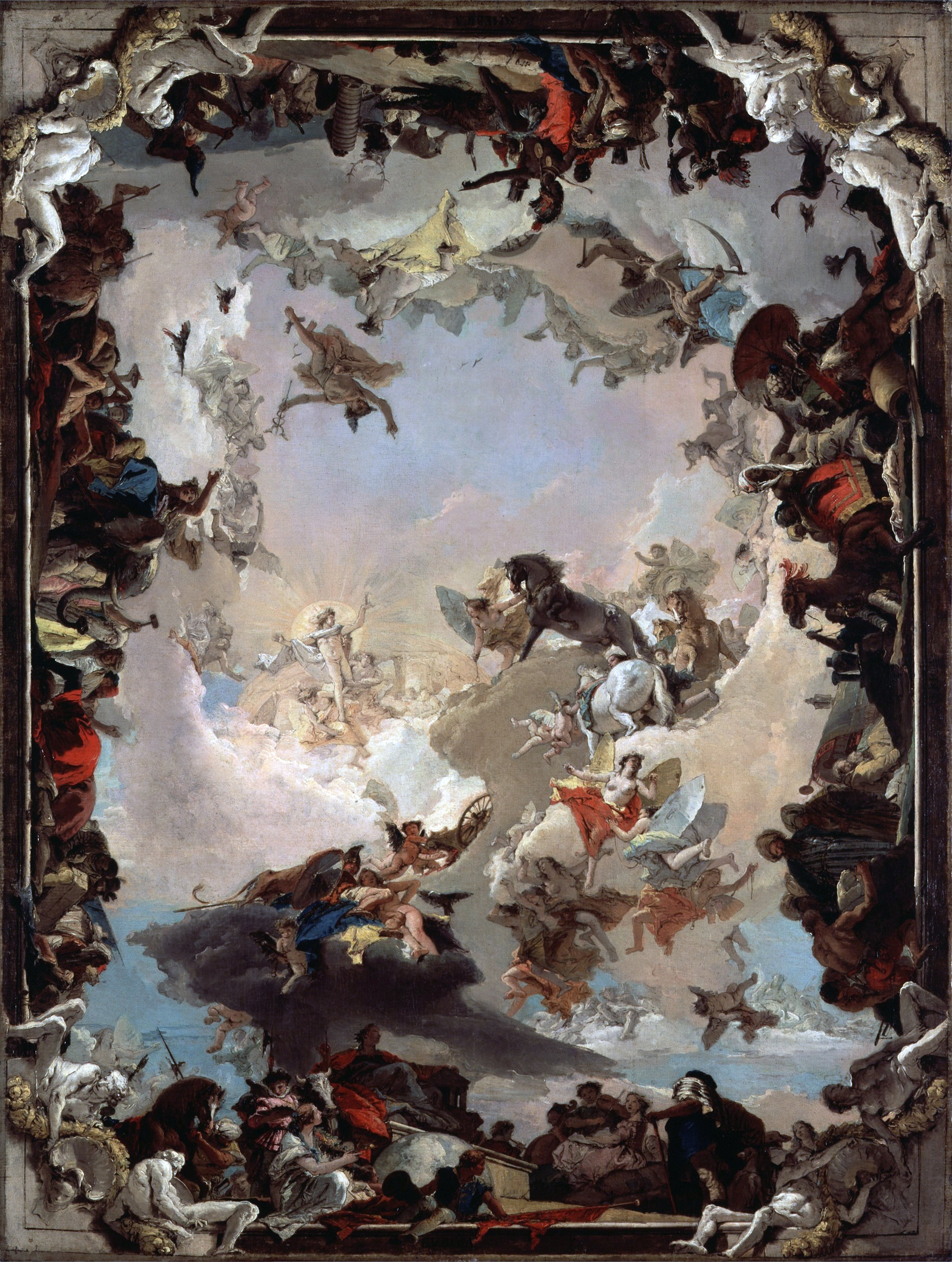 Allegory of the Planets and Continents - Giovanni Battista Tiepolo