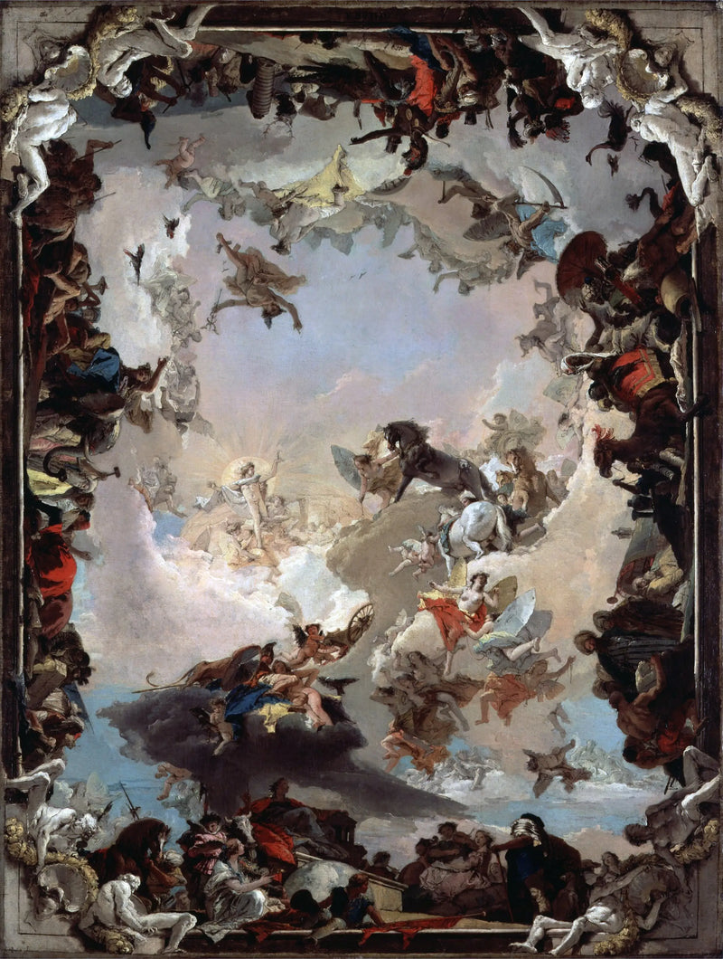 Allegory of the Planets and Continents - Giovanni Battista Tiepolo