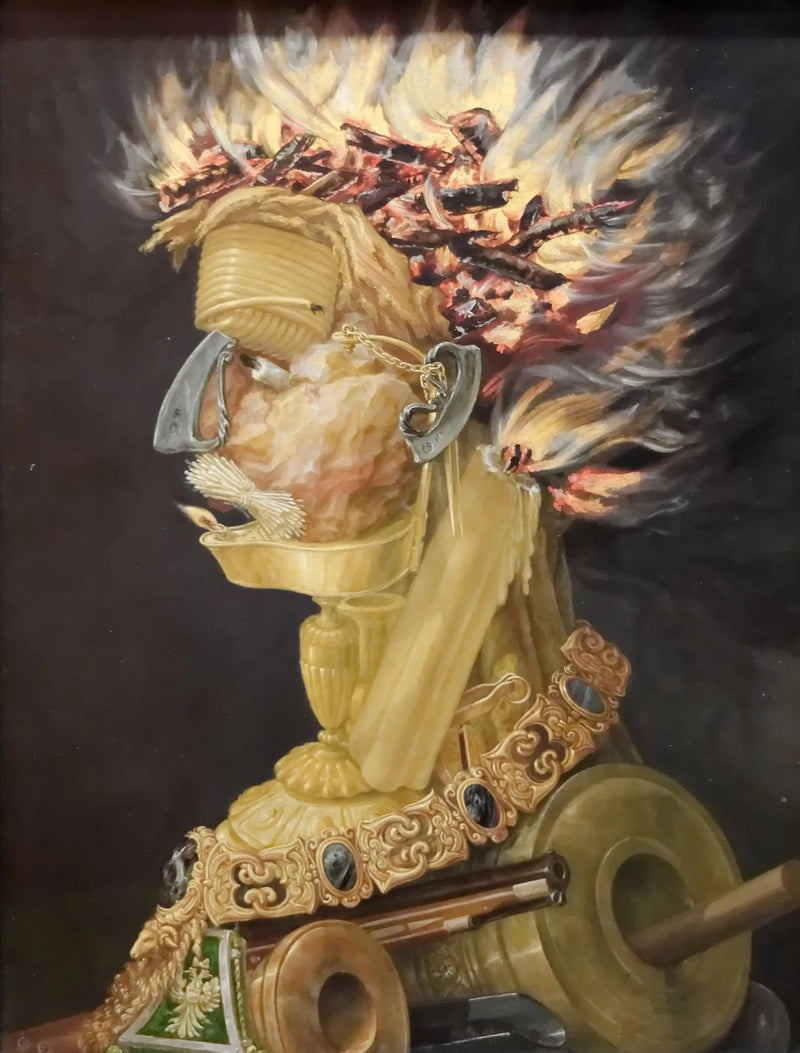 Allegory of Fire - Giuseppe Arcimboldo