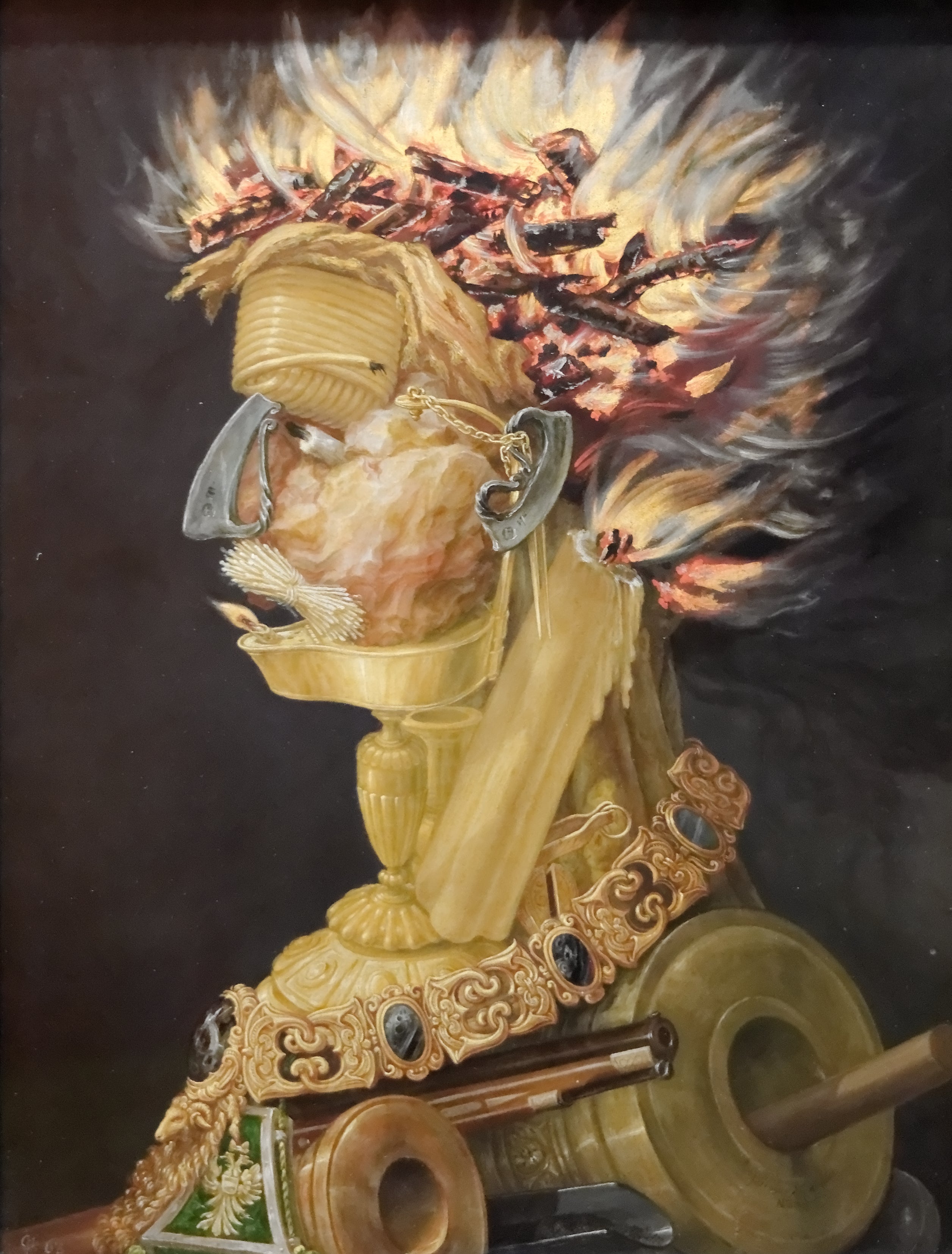 Allegory of Fire - Giuseppe Arcimboldo