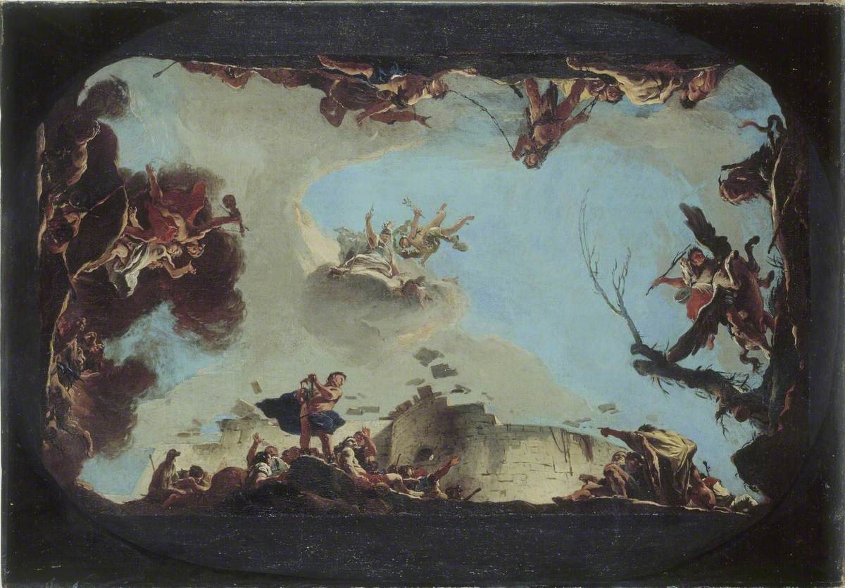 Allegory of the Power of Eloquence - Giovanni Battista Tiepolo