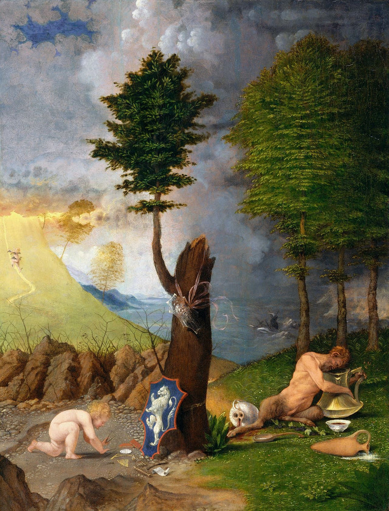 Allegory of Vice and Virtue - Lorenzo Lotto