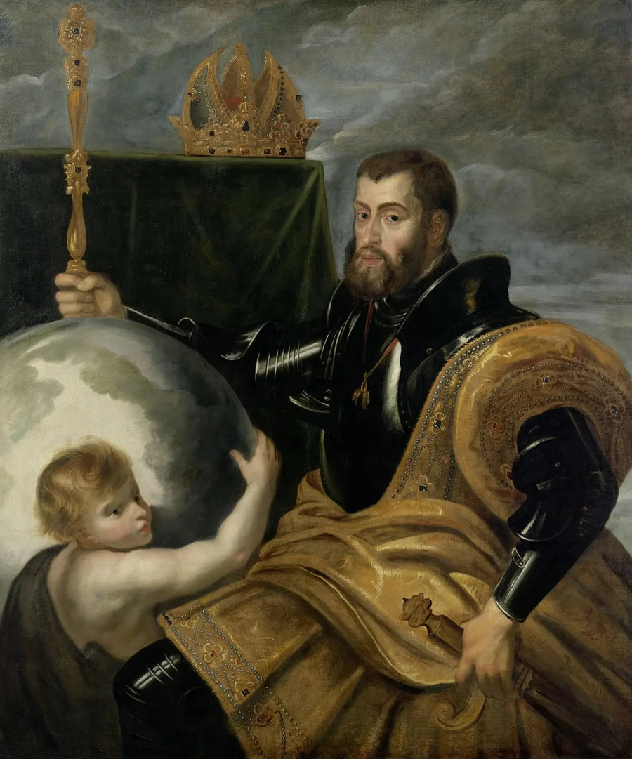Allegory of Emperor Charles as Ruler of Vast Kingdoms - Peter Paul Rubens